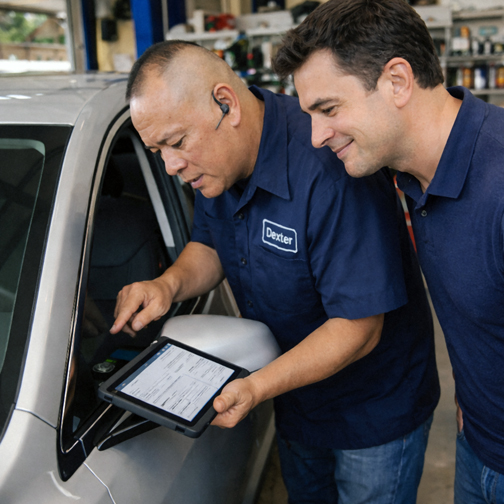 Uber and Lyft vehicle inspection service