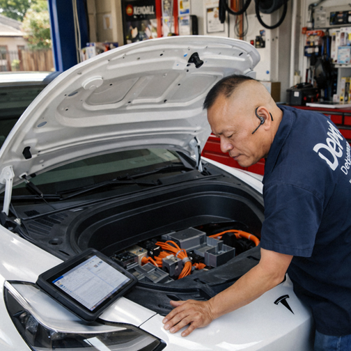 Authorized Tesla repair and service